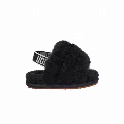 UGG Fluff Yeah Slide Toddler 'Black'