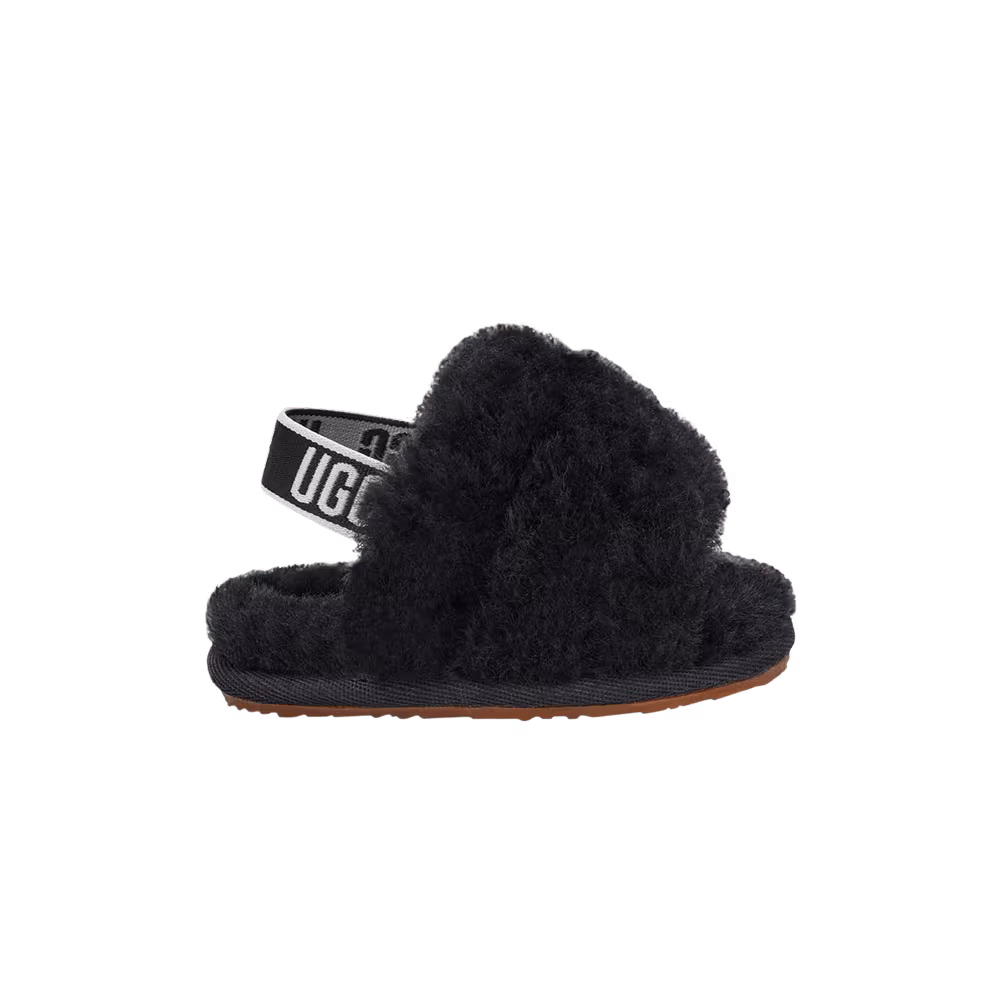 UGG Fluff Yeah Slide Toddler Black