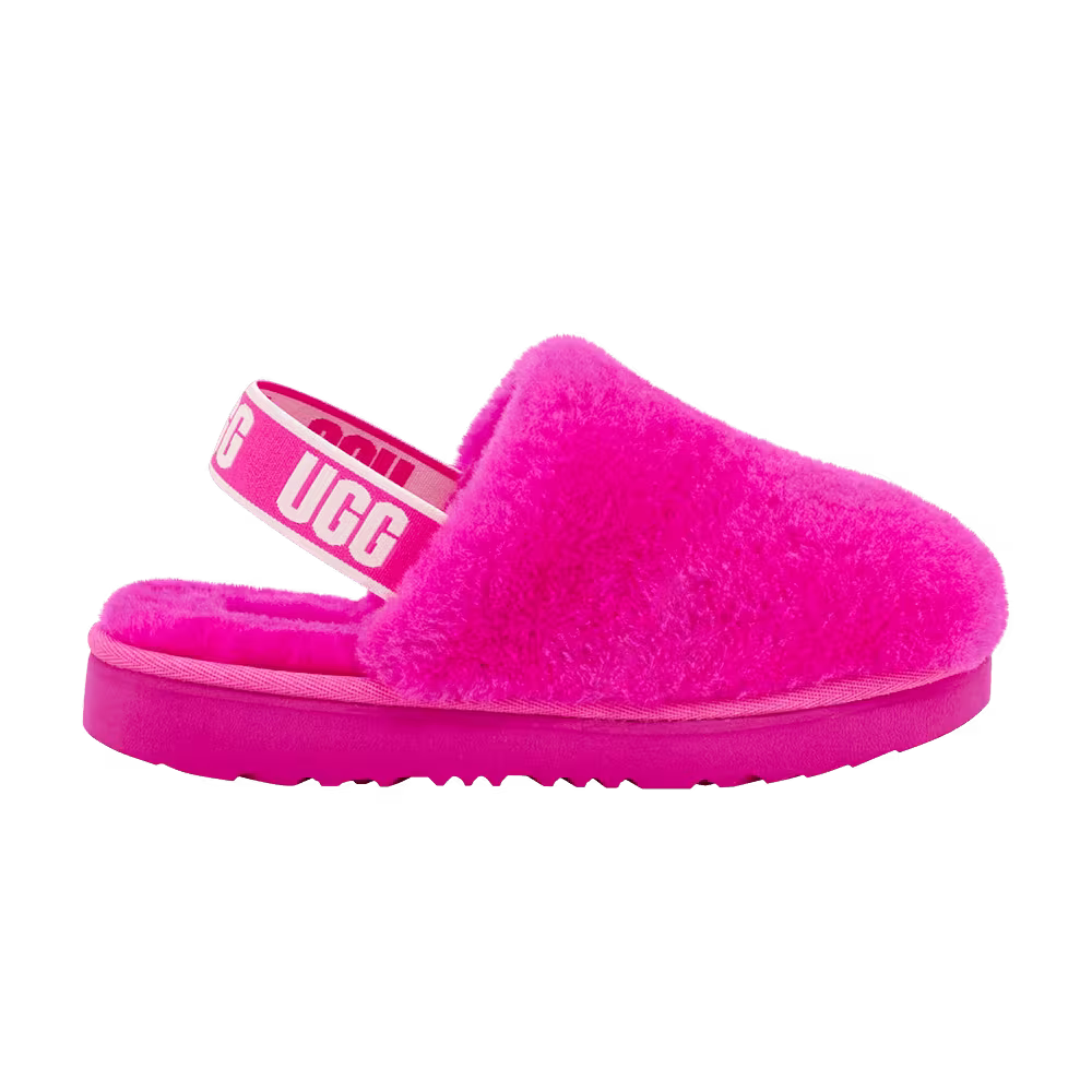 UGG Fluff Yeah Clog Kids Rock Rose