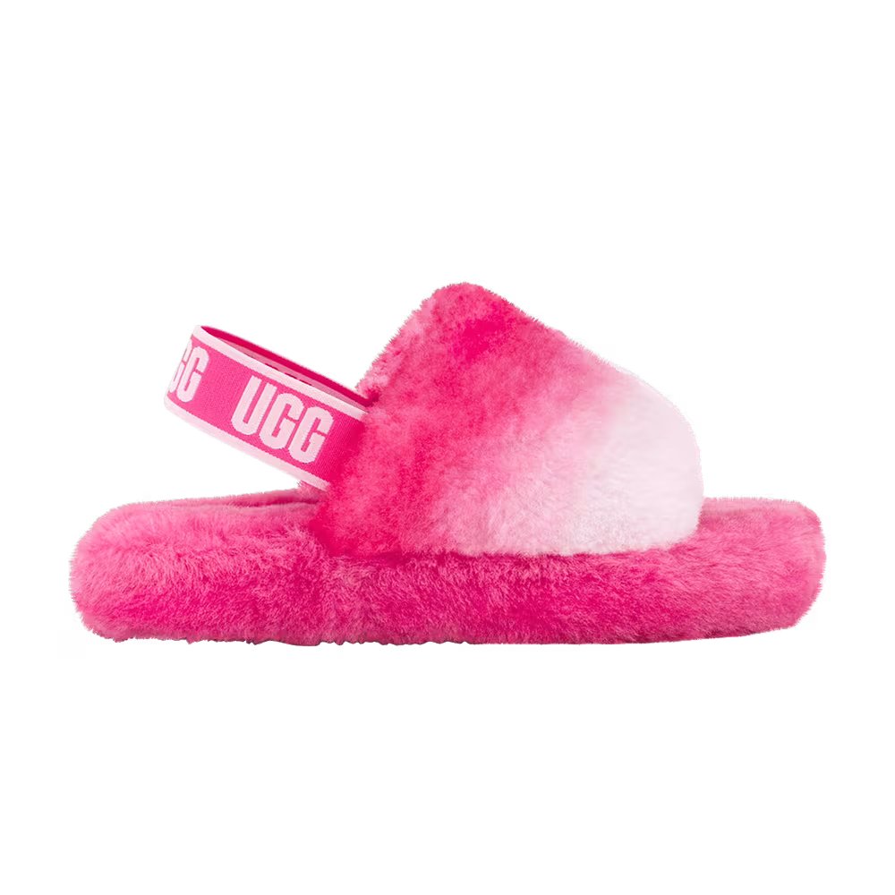 UGG Fluff Yeah Slide Kids Gradient Pink Combo