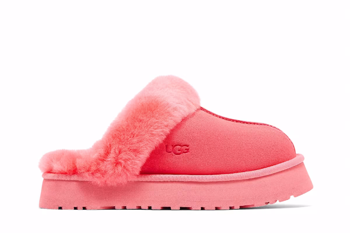 UGG Women's Disquette Slipper Hibiscus Pink, view 2