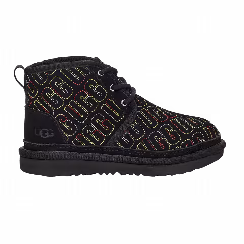 UGG Neumel II Boot Kids 'Graphic Stitch - Black'