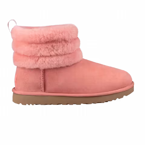 UGG Wmns Classic Mini Fluff Quilted Boot 'Lined Pink'