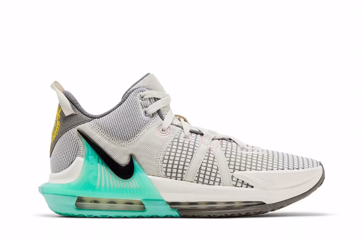 Nike LeBron Witness 7 Flat Pewter Mint, view 2