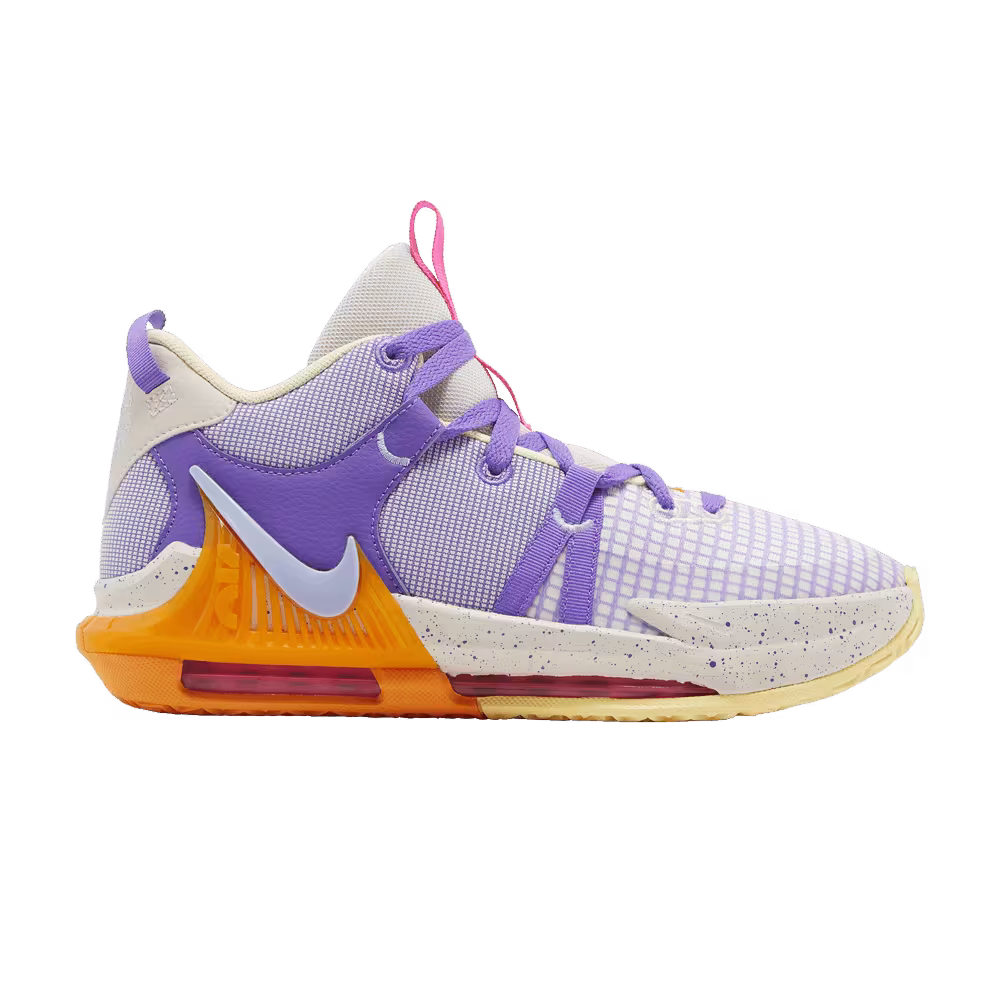 Nike LeBron Witness 7 GS Action Grape Vivid Orange