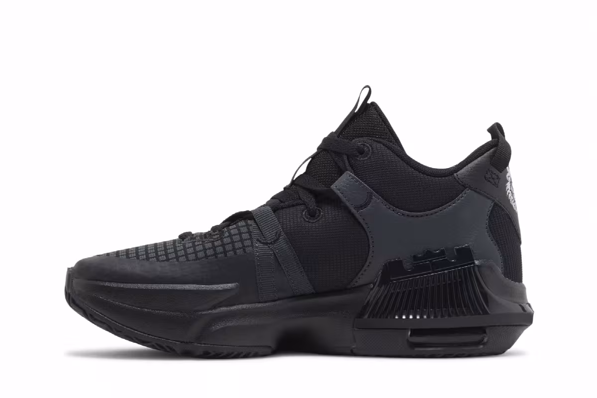 Nike LeBron Witness 7 GS Black Anthracite, view 4