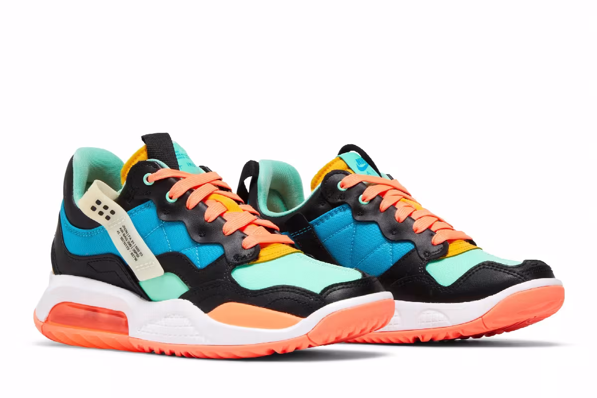 Air Jordan MA2 GS Black Light Blue Fury, view 9
