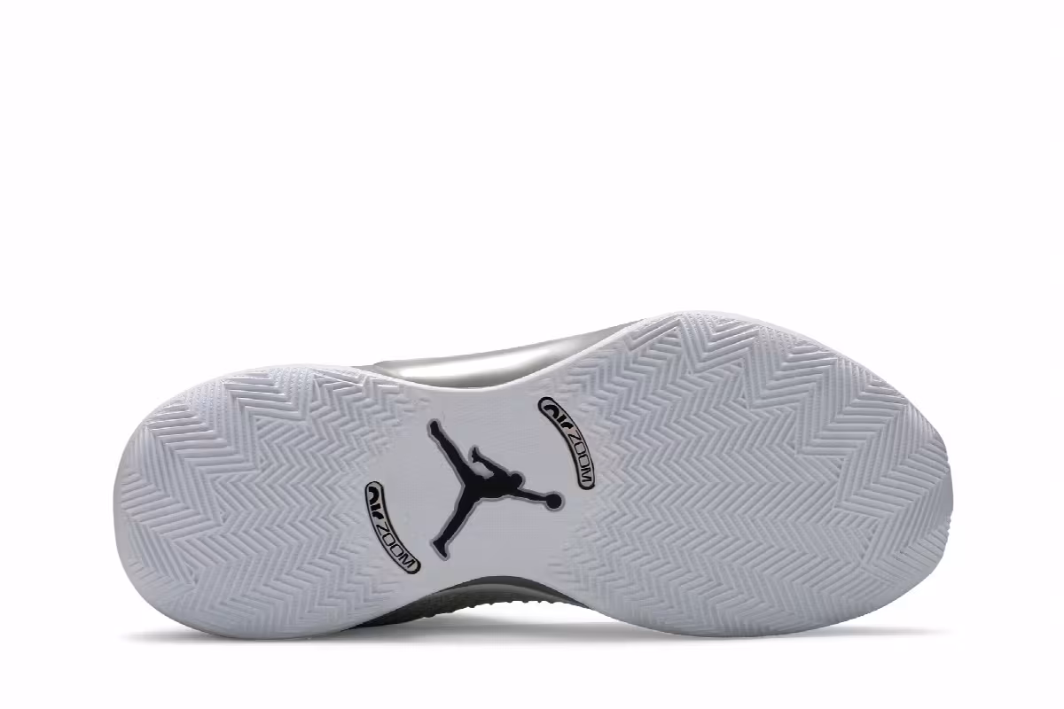 Air Jordan 35 Low PF White Metallic Silver, view 5