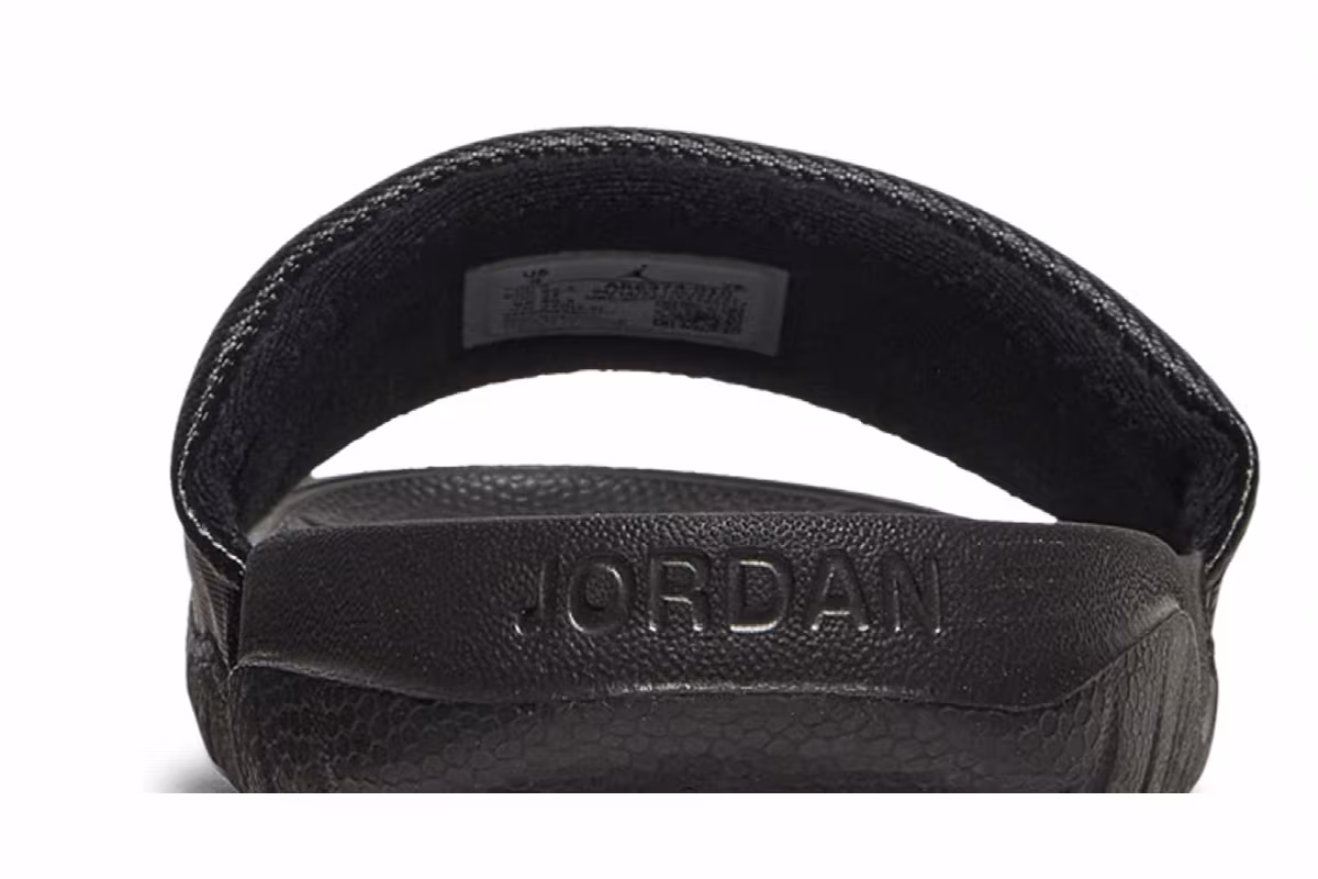 Air Jordan Break Slide Black White, view 8