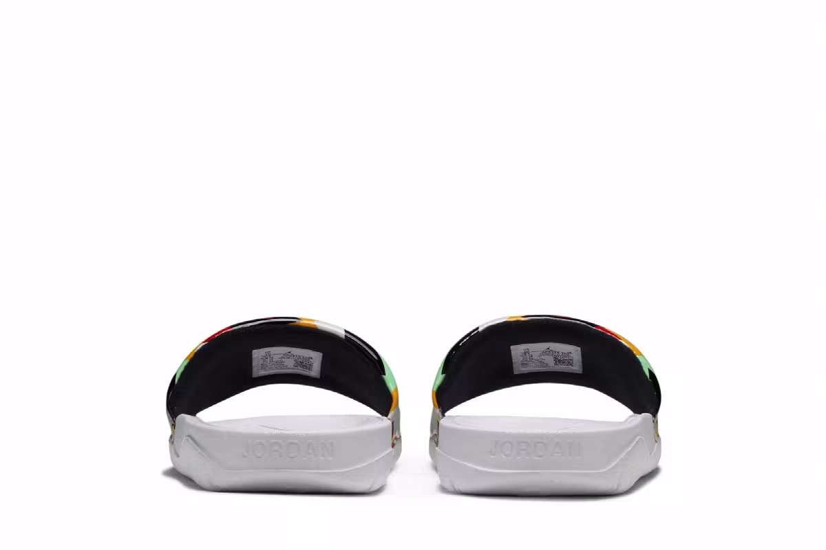 Air Jordan Break Slide White Multi-Color, view 7