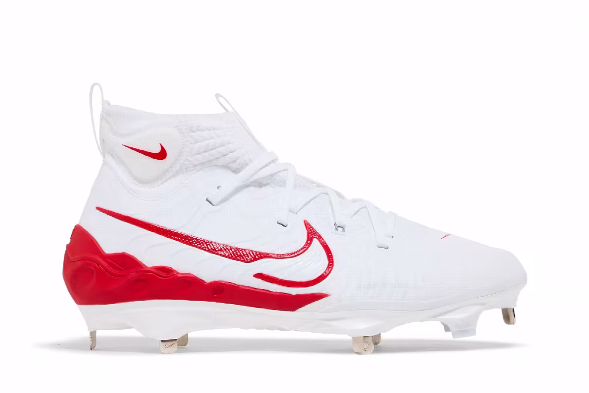 Nike Alpha Huarache NXT White University Red, view 2