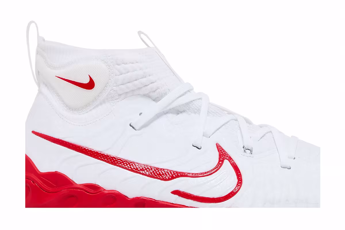 Nike Alpha Huarache NXT White University Red, view 3
