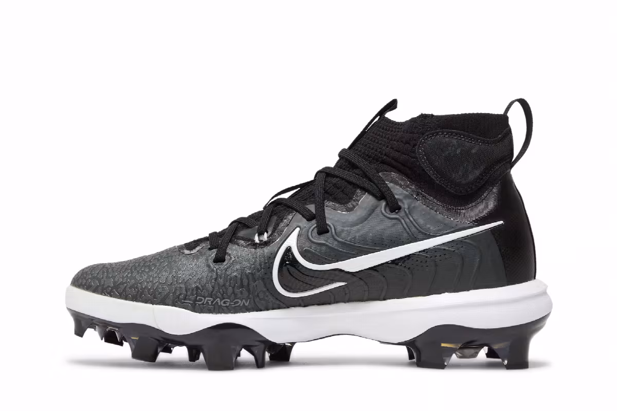 Nike Alpha Huarache NXT MCS Black White, view 4