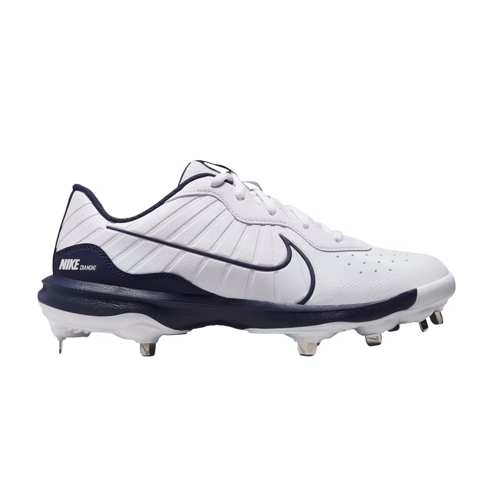 Nike Alpha Huarache Varsity 4 Low White Midnight Navy