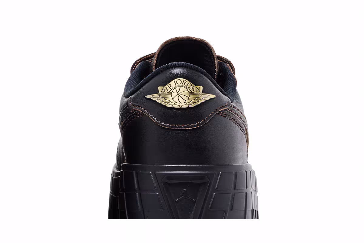 Women's Air Jordan 1 Low Brooklyn Black Cacao Wow, view 8