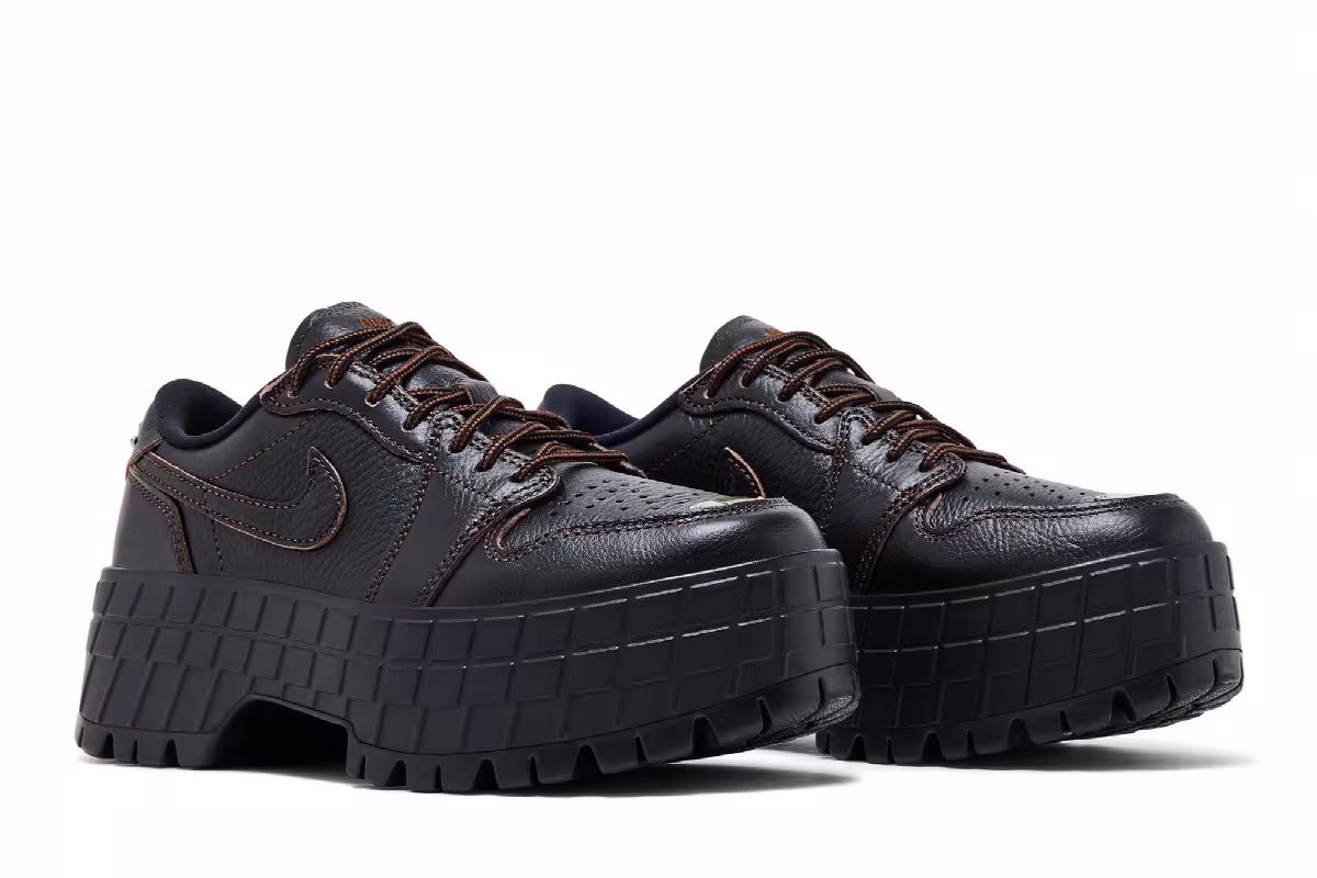 Women's Air Jordan 1 Low Brooklyn Black Cacao Wow, view 9