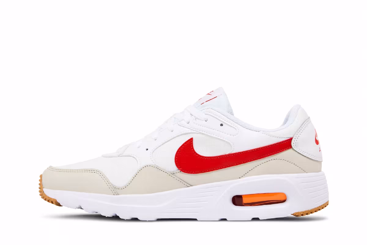 Nike Air Max SC White Picante Red, view 4