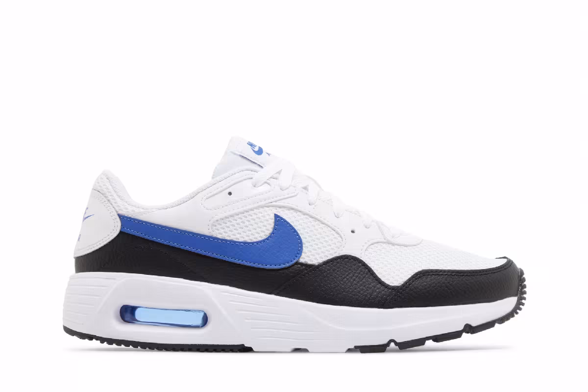 Nike Air Max SC White Black Game Royal, view 2