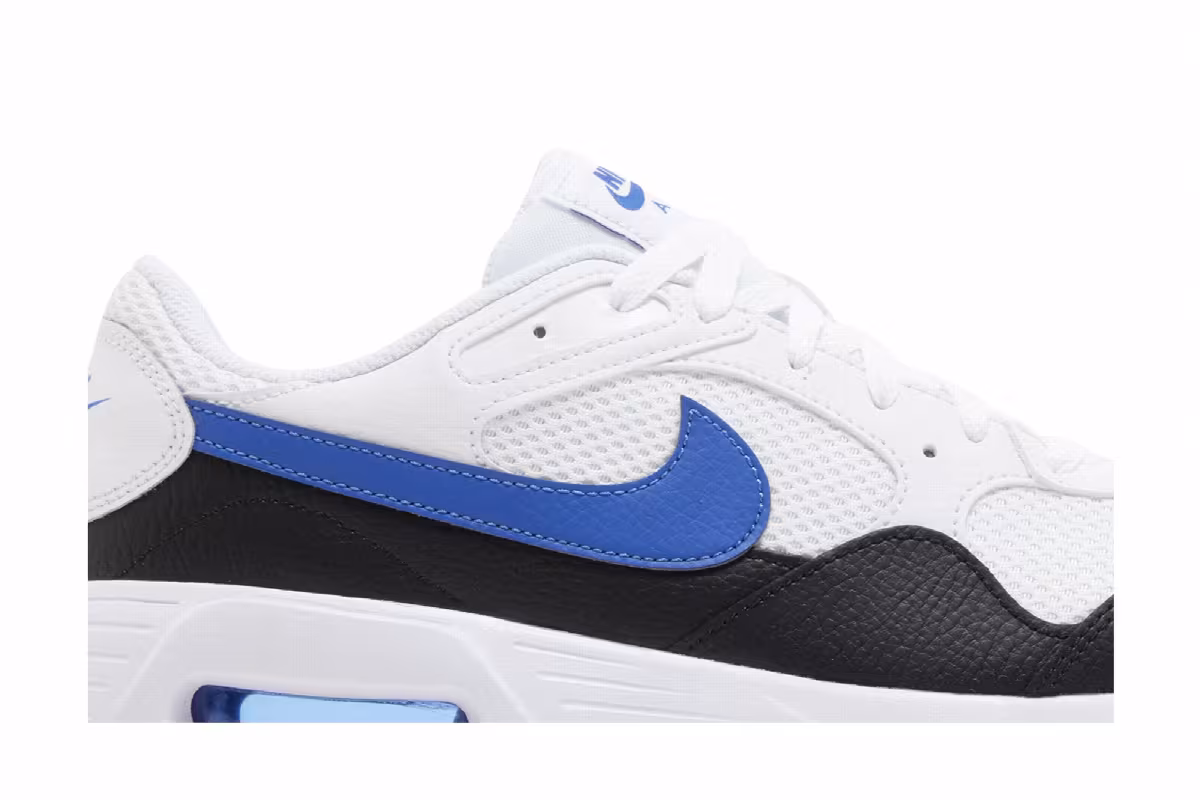 Nike Air Max SC White Black Game Royal, view 3