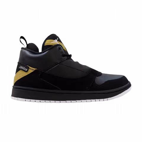 Air Jordan Fadeaway GS 'Black Metallic Gold'