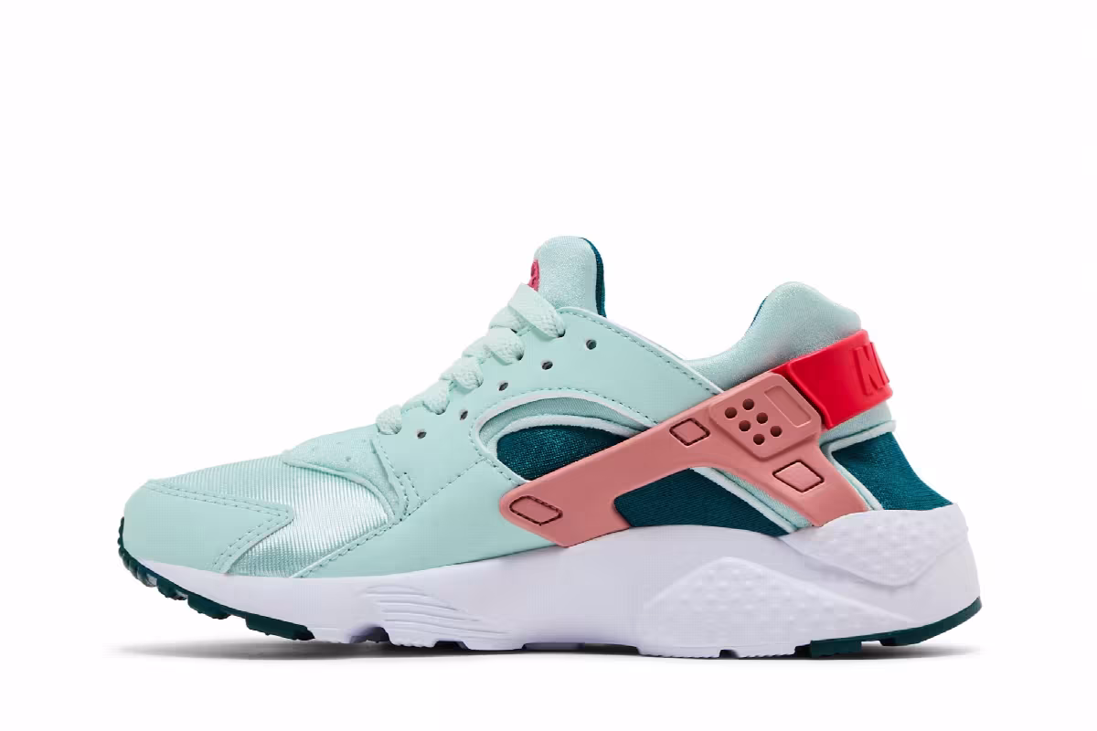 Nike Huarache Run GS Jade Ice Red Stardust, view 4