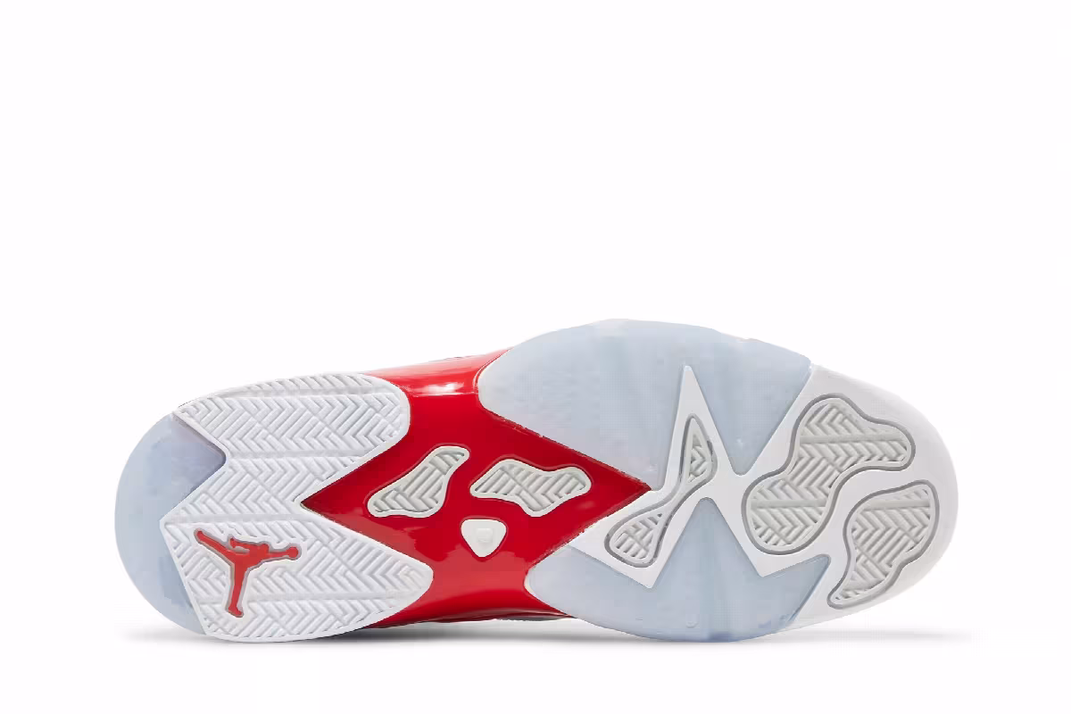 Air Jordan 6-17-23 GS White Fire Red, view 5