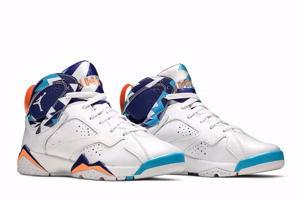 Air Jordan 7 GS Chlorine Blue, view 9