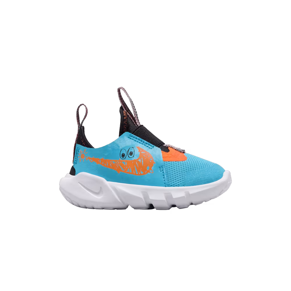 Nike Flex Runner 2 Lil TD Blue Lightning Total Orange