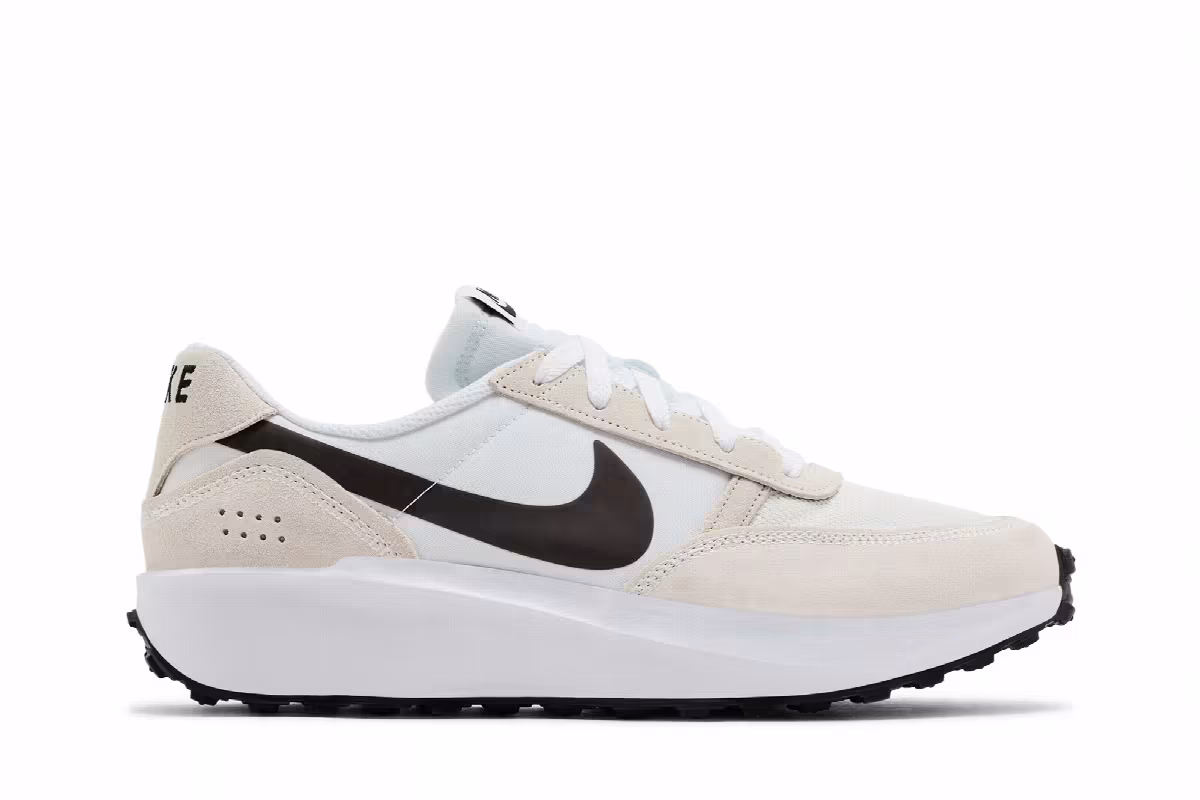 Nike Waffle Debut White Black, view 2
