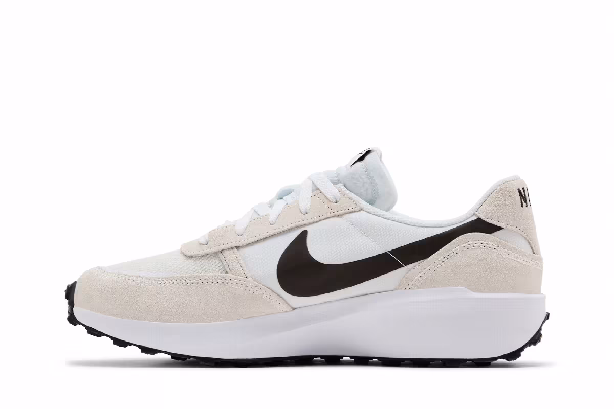 Nike Waffle Debut White Black, view 4