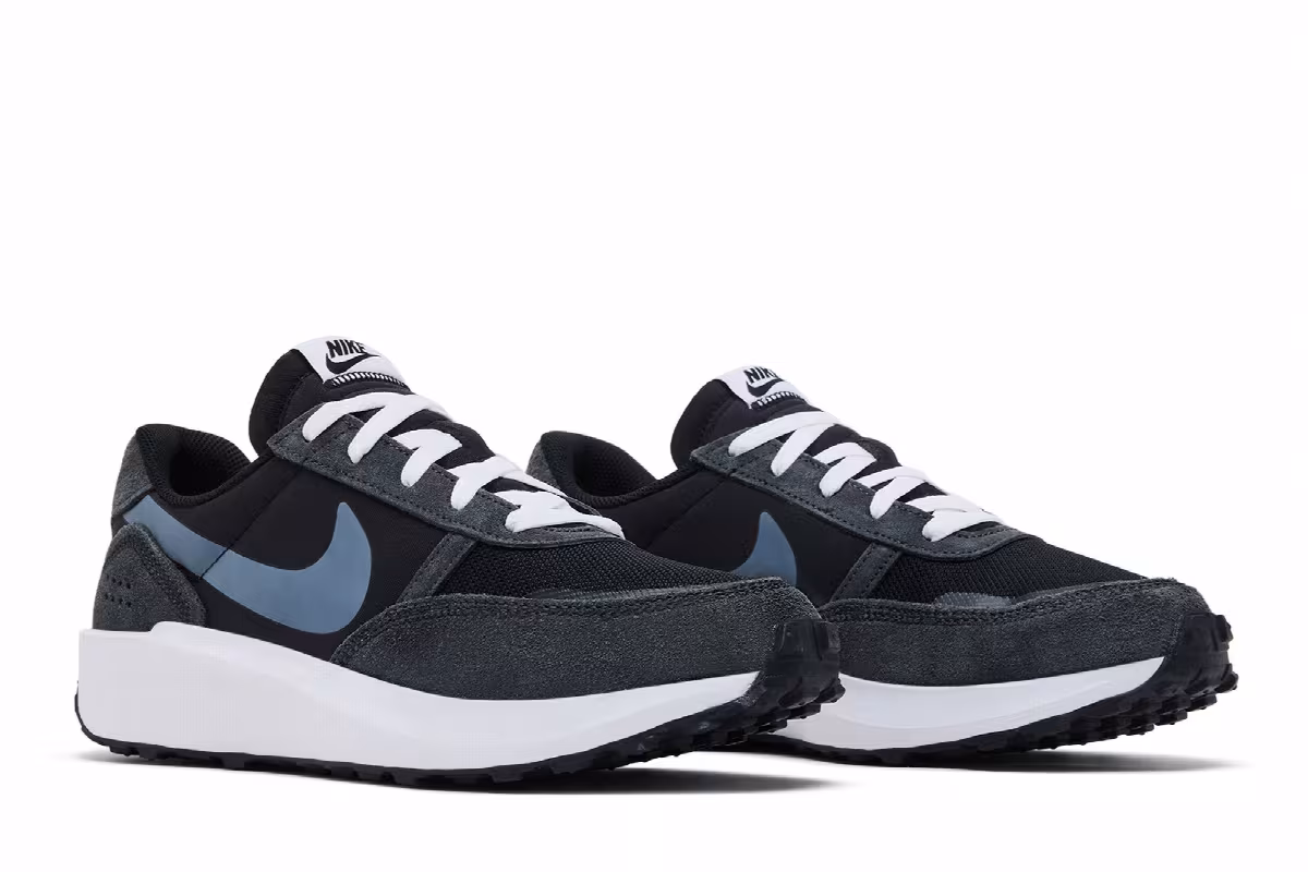 Nike Waffle Debut Black Off Noir, view 9