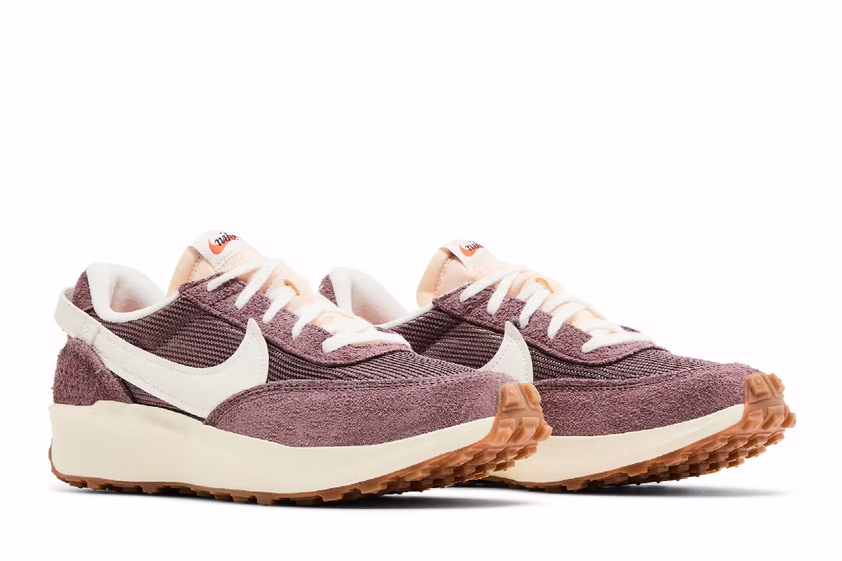 Nike Women's Waffle Debut Vintage Plum Eclipse Sail, view 9
