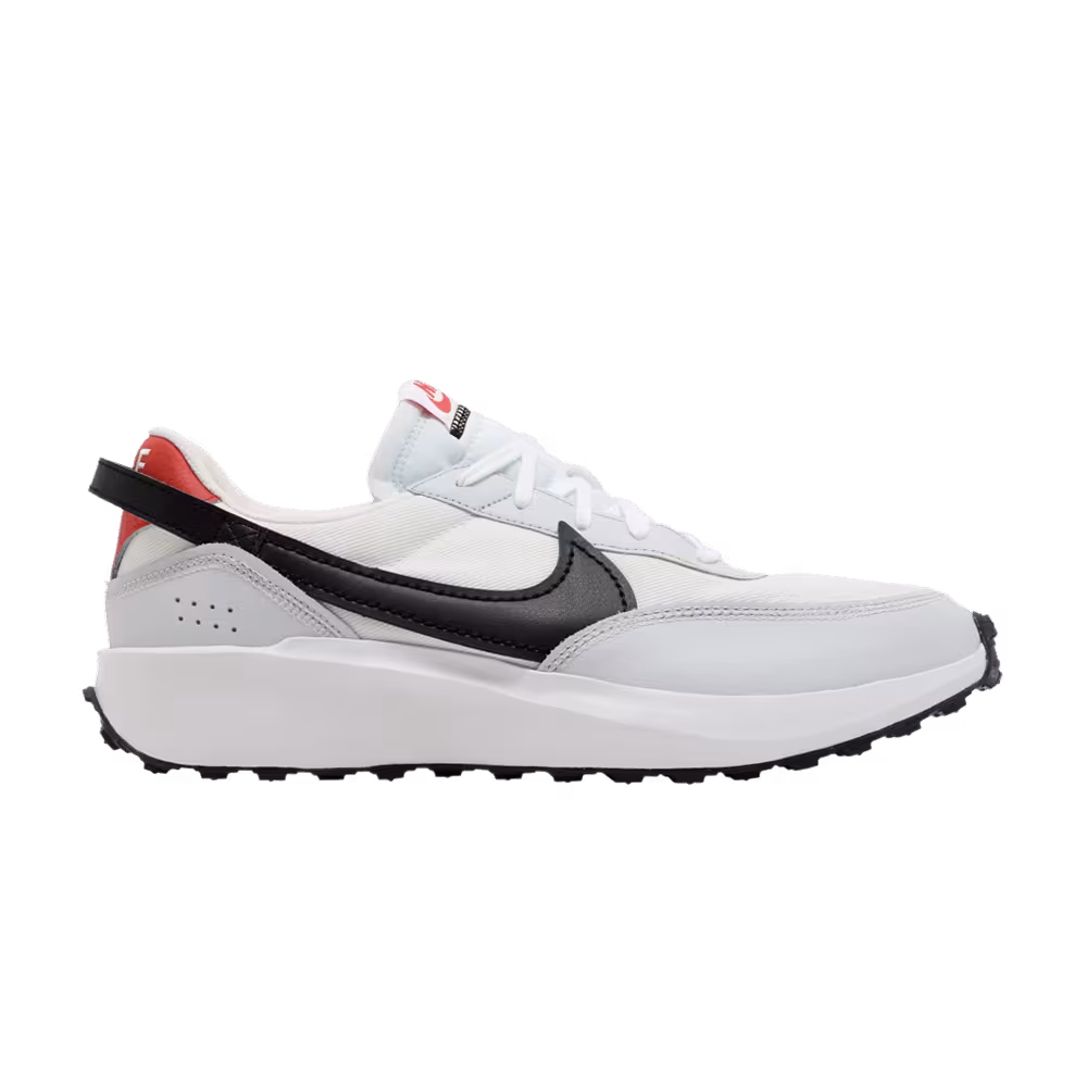 Nike Waffle Debut White Black Picante Red