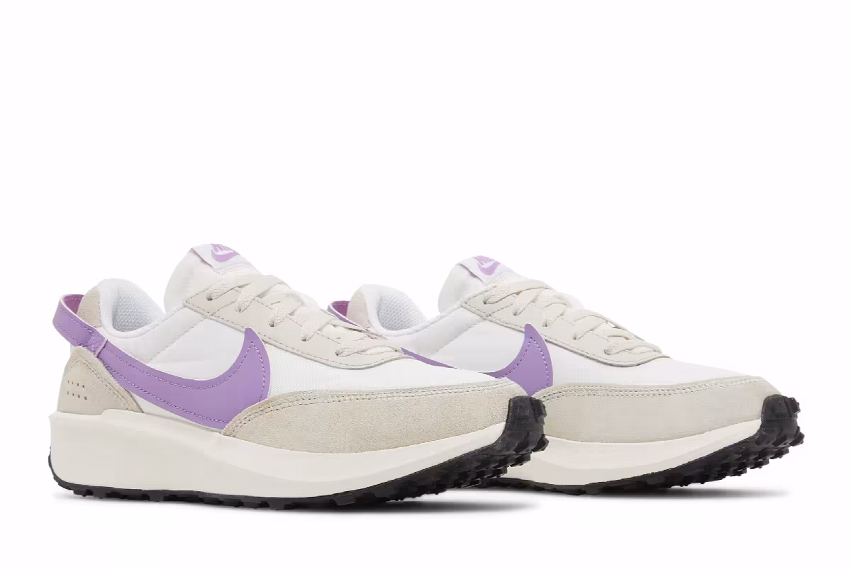 Nike Women's Waffle Debut White Rush Fuchsia, view 9