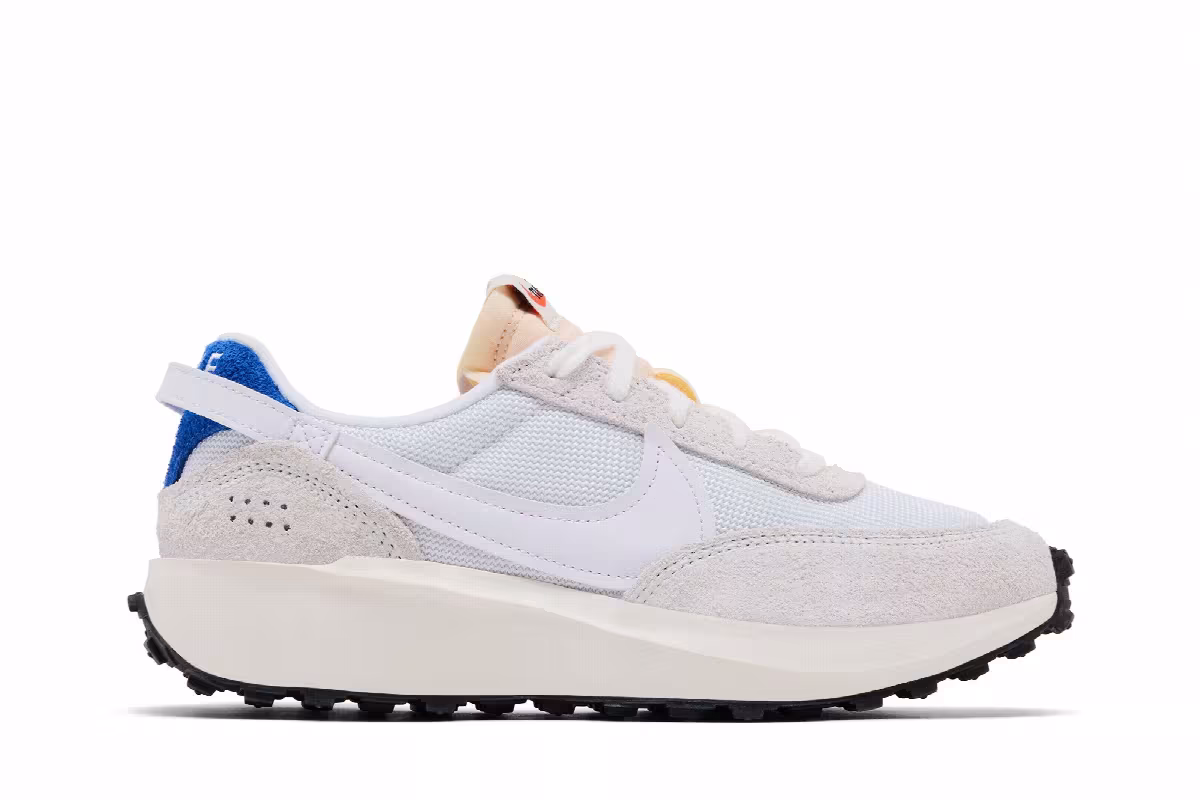 Nike Women's Waffle Debut Vintage White Game Royal, view 2