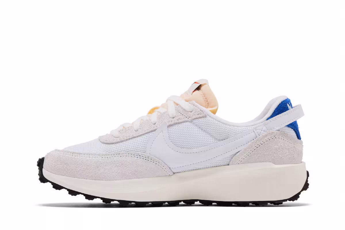 Nike Women's Waffle Debut Vintage White Game Royal, view 4