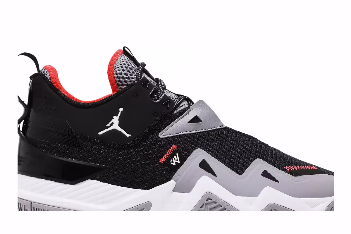 Air Jordan Westbrook One Take Black Cement, view 3