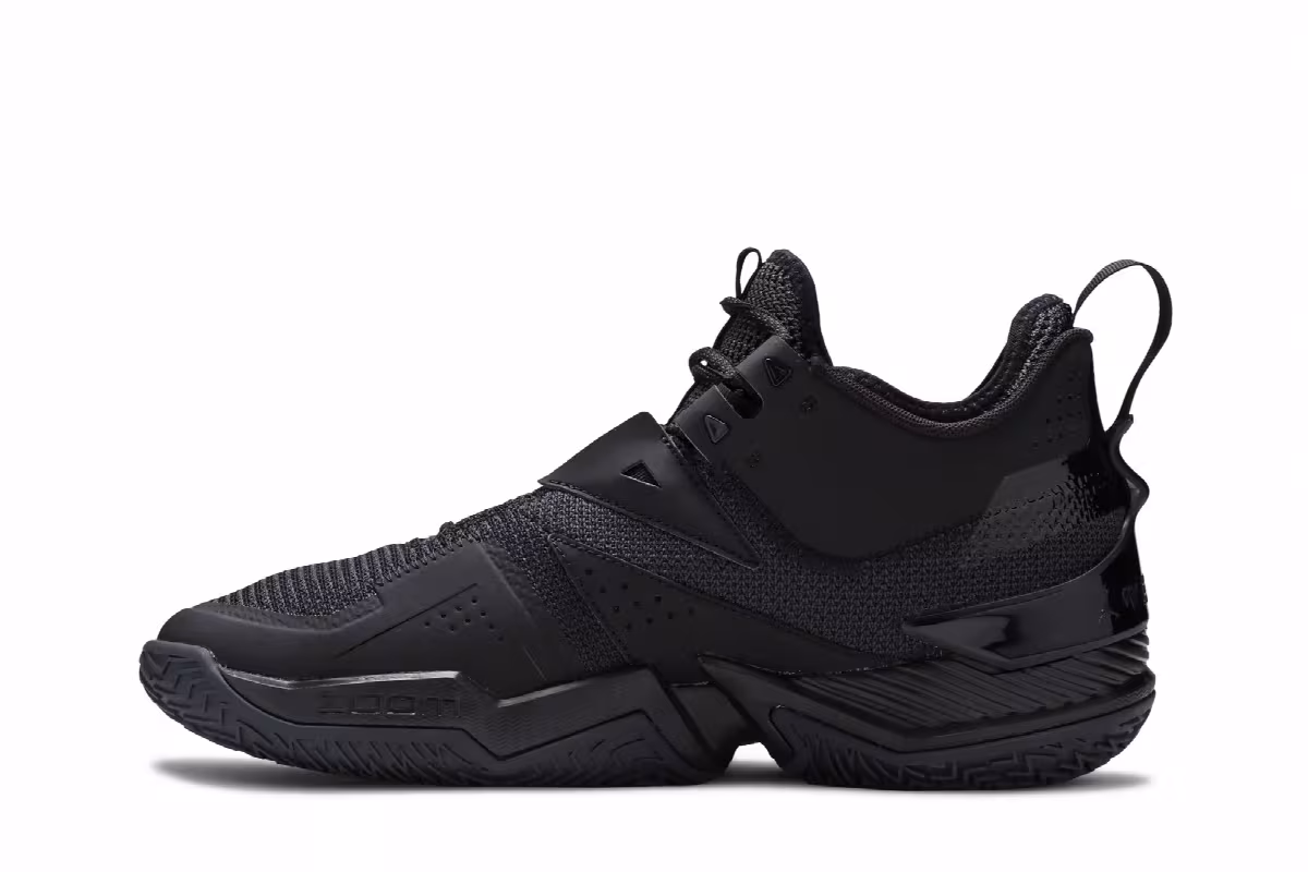 Air Jordan Westbrook One Take Triple Black, view 4