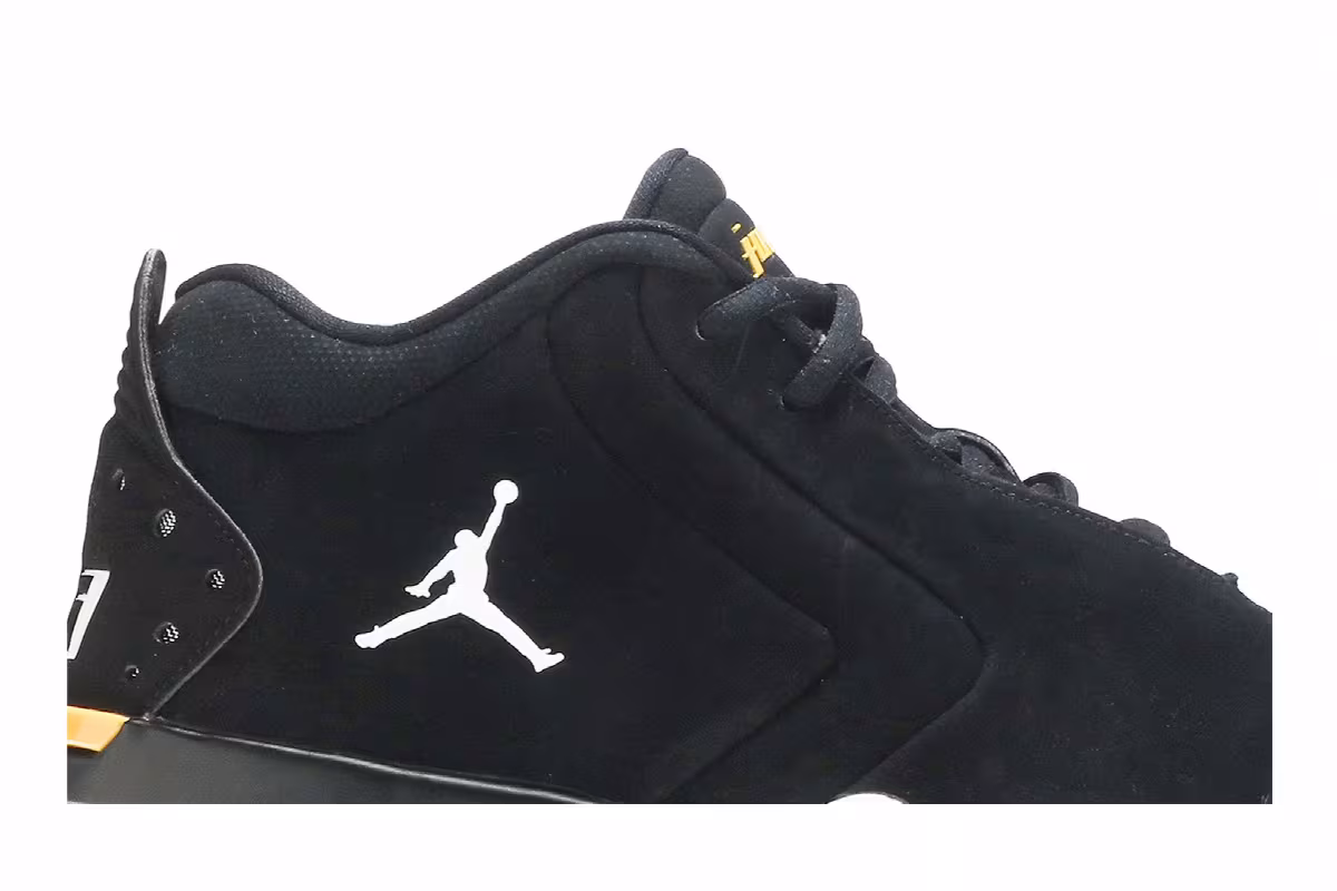 Air Jordan Big Fund Black University Gold, view 3