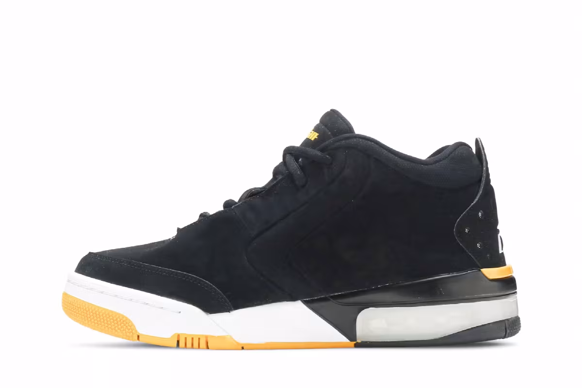 Air Jordan Big Fund Black University Gold, view 4