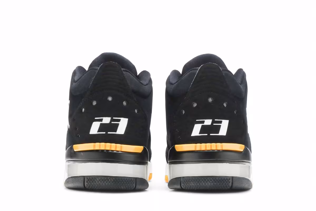 Air Jordan Big Fund Black University Gold, view 7