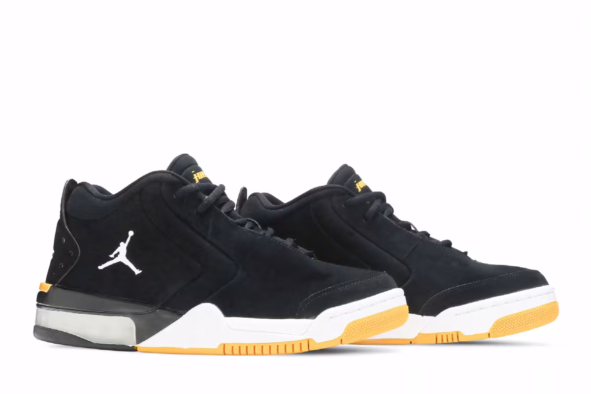 Air Jordan Big Fund Black University Gold, view 9