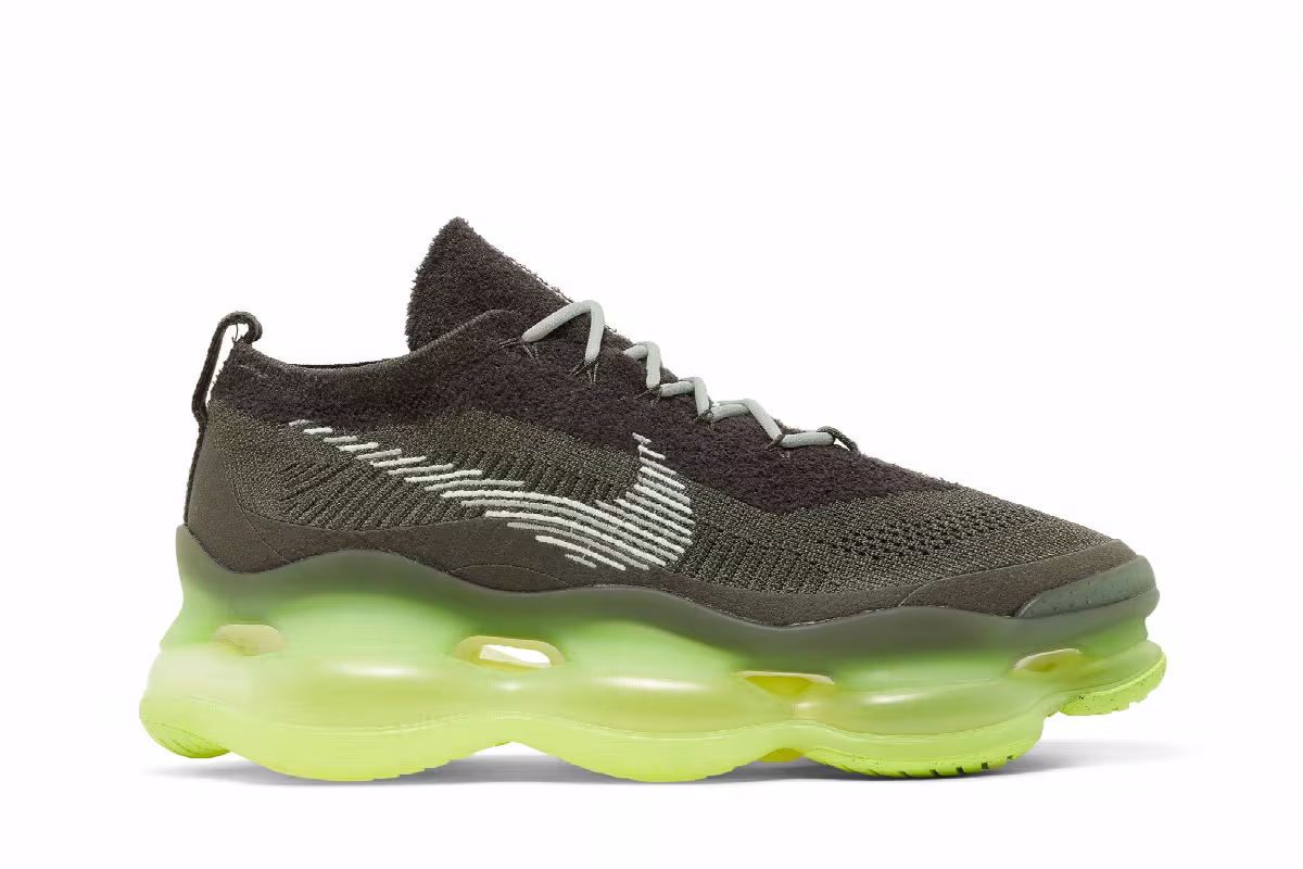 Nike Air Max Scorpion Flyknit Cargo Khaki Volt, view 2