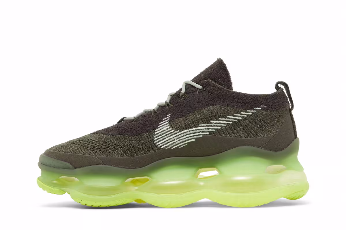 Nike Air Max Scorpion Flyknit Cargo Khaki Volt, view 4