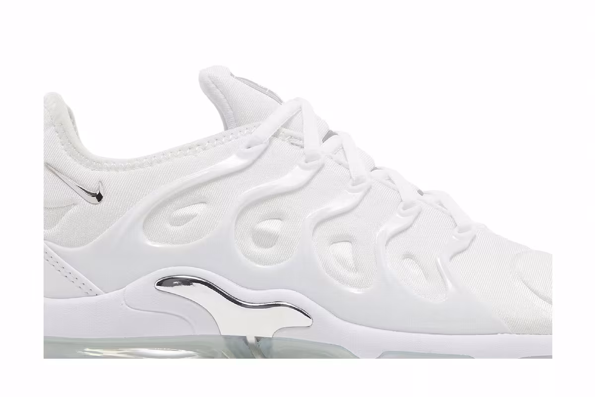Nike Women's Air VaporMax Plus White Metallic Silver, view 3