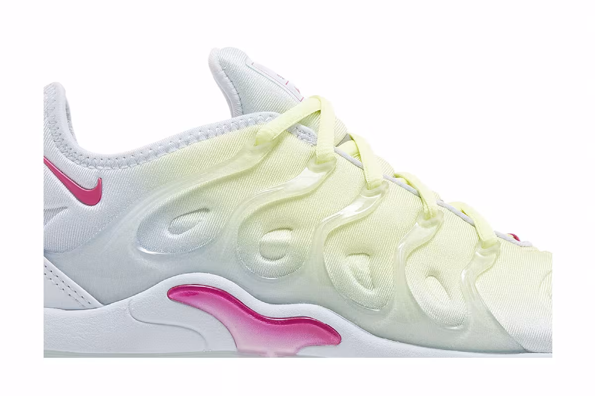 Nike Women's Air VaporMax Plus Blue Tint Lemon Twist, view 3