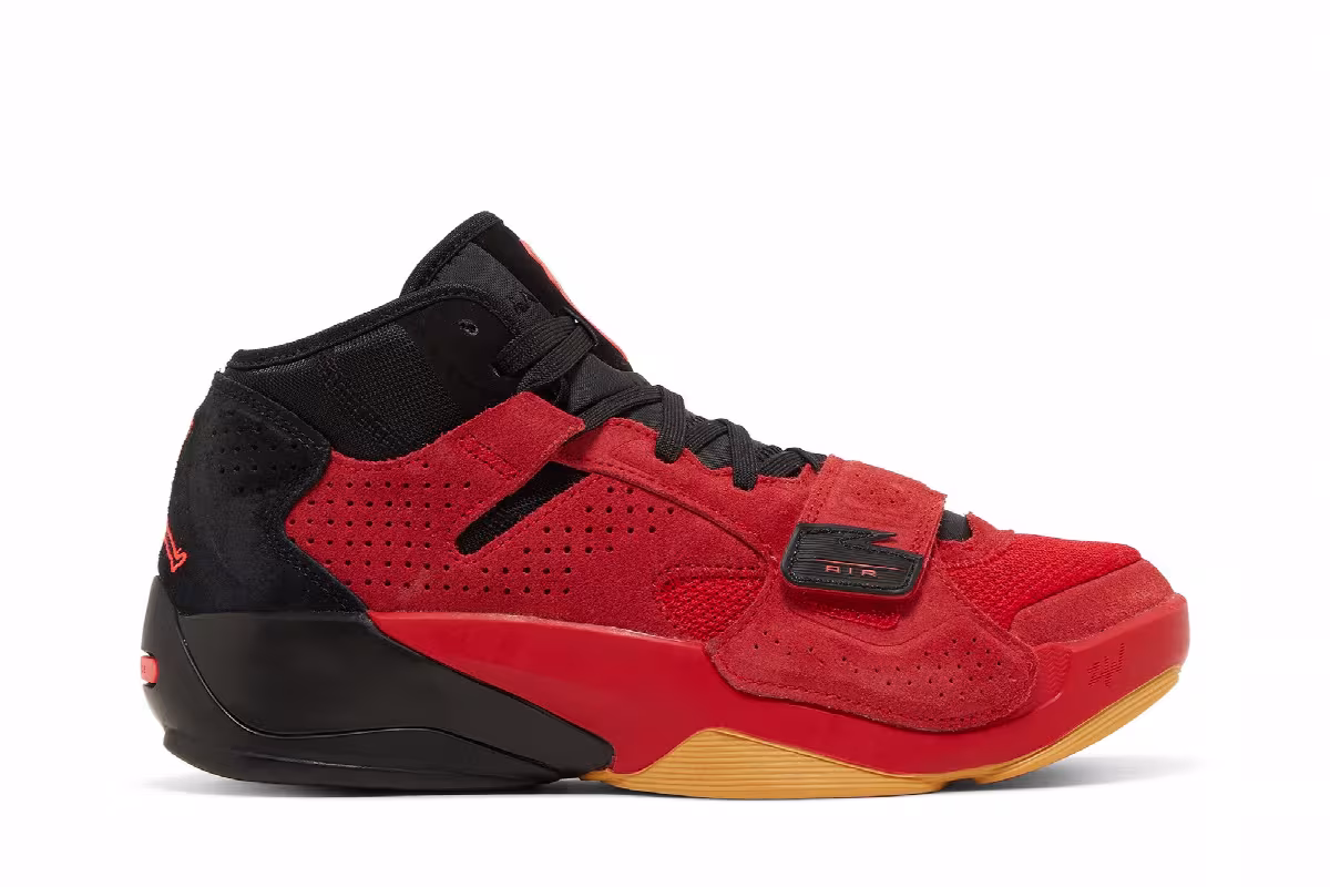 Air Jordan Zion 2 GS Red Suede Gum, view 2