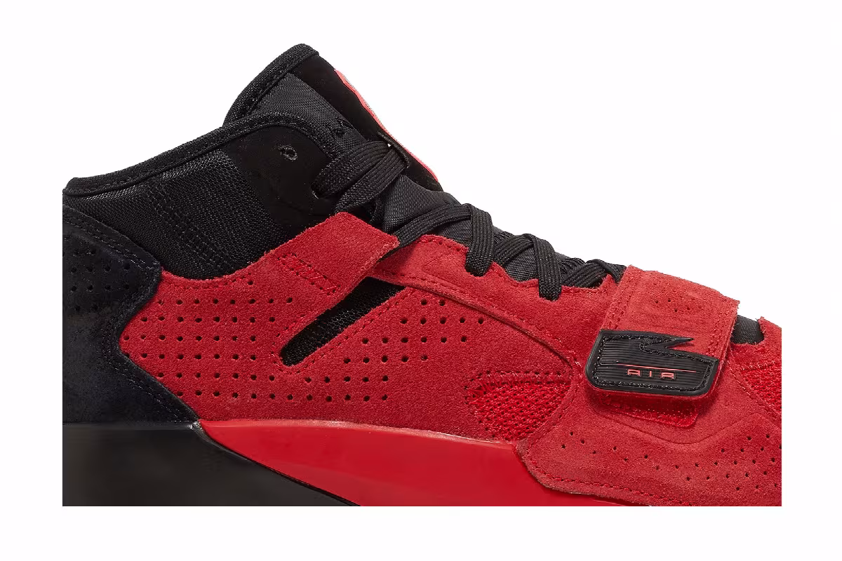 Air Jordan Zion 2 GS Red Suede Gum, view 3