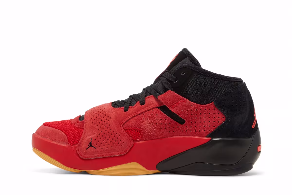 Air Jordan Zion 2 GS Red Suede Gum, view 4