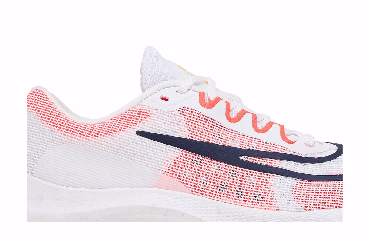 Nike Zoom Fly 5 White Bright Crimson, view 3